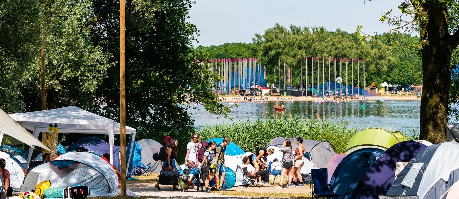 Festival campsite